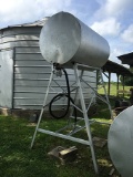 Fuel Barrel on Stand - includes remaining gas