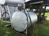 500gal Fuel Barrel w/ Pump, Sells Complete w/ 2/3 Full of Diesel Fuel purchased 2/15/2021