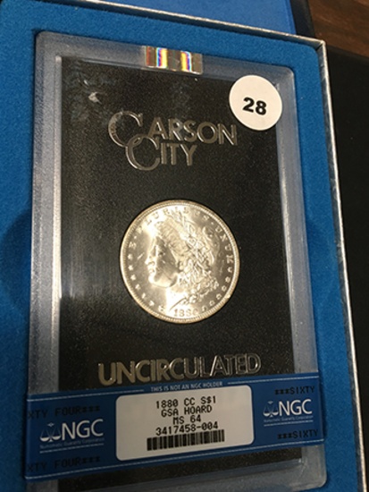1880-CC Morgan Dollar NGC GSA MS64