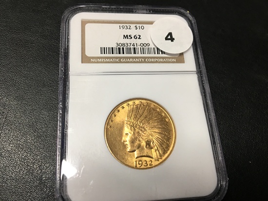 1932 $10 Indian Gold MS62