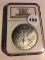 2002 Silver Eagle NGC MS69