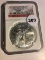 2011 25th Anniversary Silver Eagle NGC Early Release MS69