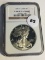 1991-S Silver Eagle NGC PF69 Ultra Cameo