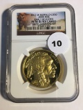 2013-W 100th Anniversary Buffalo $50 Gold NGC Early Release PF70 Ultra Cameo