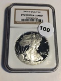 2004-W Silver Eagle NGC PF69 Ultra Cameo