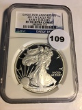 2011-W 25th Anniversary Silver Eagle NGC Early Release PF70 Ultra Cameo