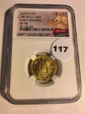 2016-W 24K 1/4oz Commemorative 100th Anniversary Standing Liberty Quarter Centennial Gold Coin