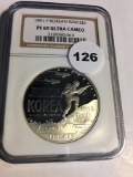 1991-P Korean War $1 NGC PF69 Ultra Cameo