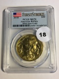 2018 Buffalo $50 Gold First Strike PCGS MS70