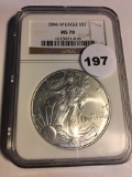 2006-W Silver Eagle NGC MS70