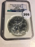 2011-S Silver Eagle NGC Early Release MS70