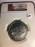 2012-P 5oz Silver 25C Chaco Early Release NGC SP70