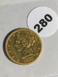 1887-S $5 Liberty Gold