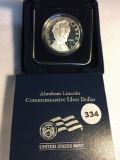 2009-P Abraham Lincoln Commemorative Proof Silver Dollar