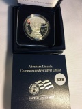 2009-P Abraham Lincoln Commemorative Proof Silver Dollar