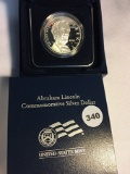 2009-P Abraham Lincoln Commemorative Proof Silver Dollar