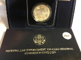 1997-P National Law Enforcement Officers Memorial Proof Silver Dollar