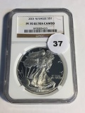 2001-W Silver Eagle NGC PF70 Ultra Cameo