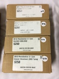 BU Rolls ($1000 face) $1 Presidential Coins (Roosevelt, Kennedy, Coolidge, Cleveland)