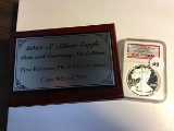 2012-S Silver Eagle Coin & Currency Set Edition First Releases - PR70 Ultra Cameo (Coin 65 of 500)