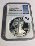 2017-W Silver Eagle First Day of Issue NGC PF70 Ultra Cameo