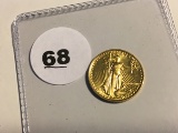 1986 1/10oz $5 Gold American Eagle