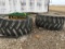 Set of Firestone 800/70R38, sells complete w/ combine extension