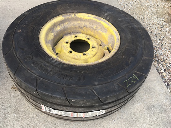 New Firestone IF 280/70R15 Tire w/ 6 bolt rim