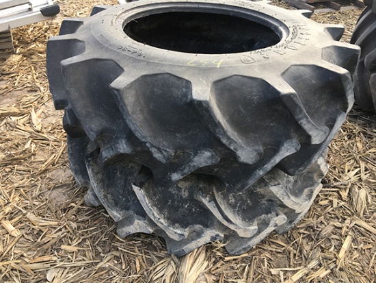 2X$ Firestone 18.4-30, rice and cane tires, very good
