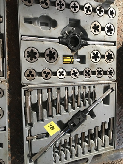 Tap & Die Set SAE, 1/4-1in fine and course thread