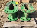 (2) JD Combine 16in Spacers and drive shaft extensions only