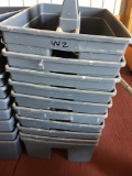 Lot of 10 Plastic Totes