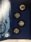 2014 50th Anniversary 4pc Kennedy Half Dollar Silver Coin Collection