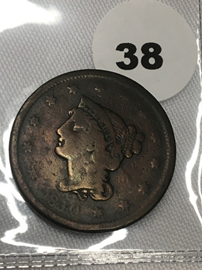 1840 Large Cent Large Date