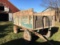 5.5ftX11ft Barge Wagon on JD Spring Running Gear, sells complete w/ oats