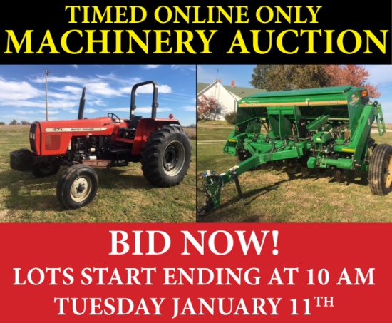 Online Only Machinery Auction - Jan 11, 2022