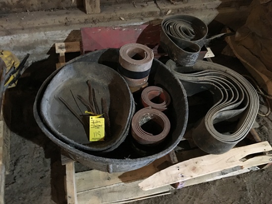 Rubber Feed Pans and Belting