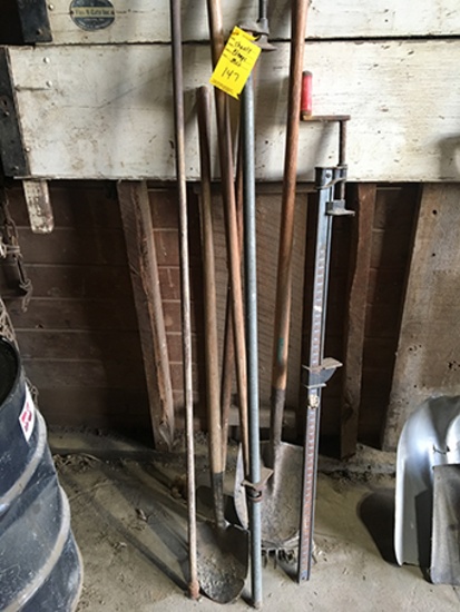 2 Furniture Clamps, Shovels & Misc.