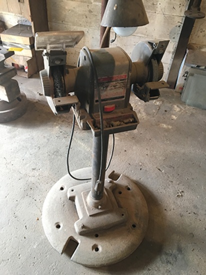 Sears Bench Grinder on Pedestal