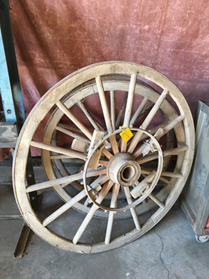 Set of 3 Wooden Wagon Wheels