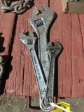 3 Adjustable Wrenches