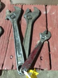 3 Adjustable Wrenches