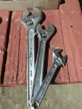 3 Adjustable Wrenches
