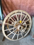 Set of 3 Wooden Wagon Wheels