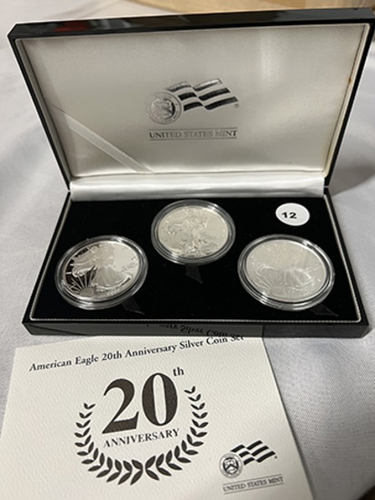 2006 American Eagle 20th Anniversary Silver Coin Set