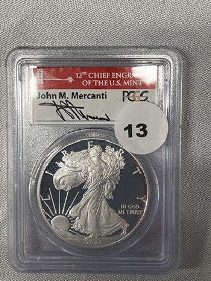 2012-S 75th Anniversary SF Mint Set Silver Eagle John M. Mercanti First Strike PCGS PR70DCAM