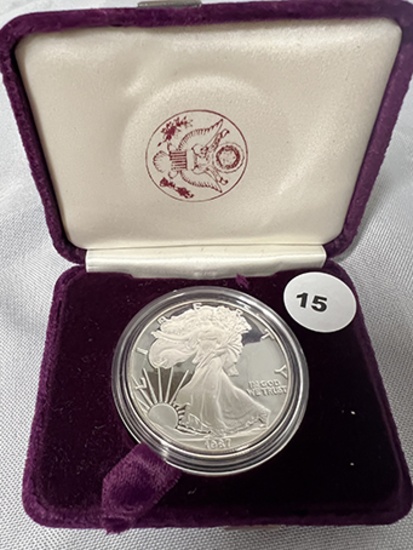 1987-S Silver Eagle