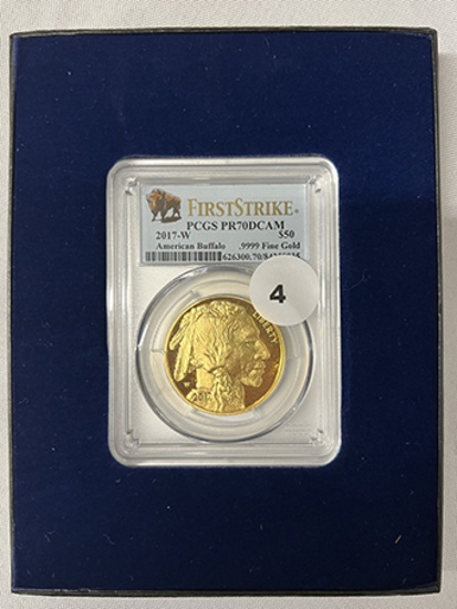 2017-W $50 Buffalo Gold First Strike PCGS PR70DCAM
