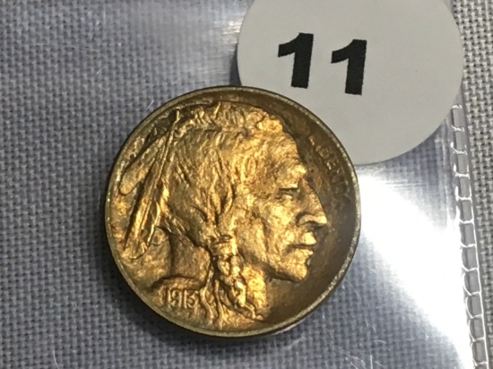 1915 Rotated Buffalo Nickel High Grade