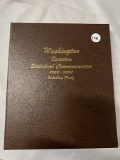 Washington Quarters Statehood Commemorative 1999-2003 Book Including Proofs